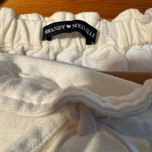 Brandy Melville linen mini skirt